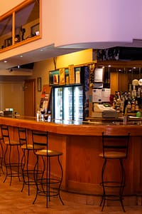 The bar at club belvedere adjacent to the Lasila Ballroom